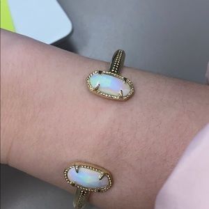 White/pearl Kendra Scott Cuff Bracelet